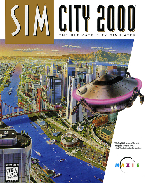 Cover for SimCity 2000.