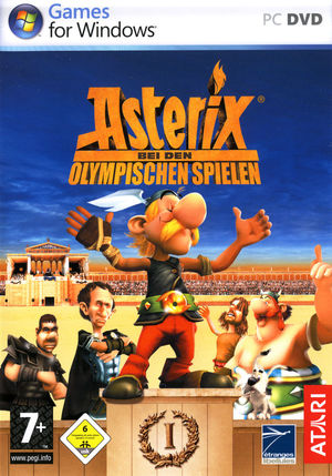 Cover for Asterix at the Olympic Games.