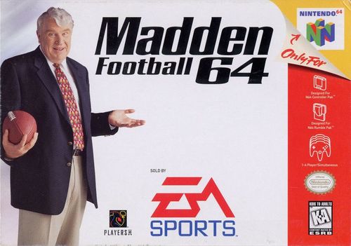 Cover for Madden Football 64.