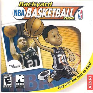 Cover for Backyard Basketball 2004.