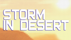 Cover for Storm in Desert.