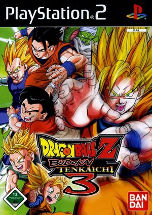 Cover for Dragon Ball Z: Budokai Tenkaichi 3.