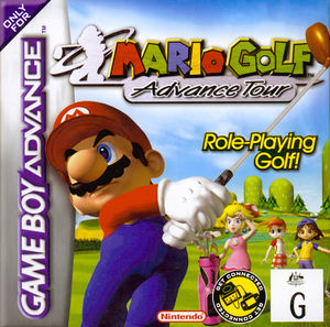 Cover for Mario Golf: Advance Tour.
