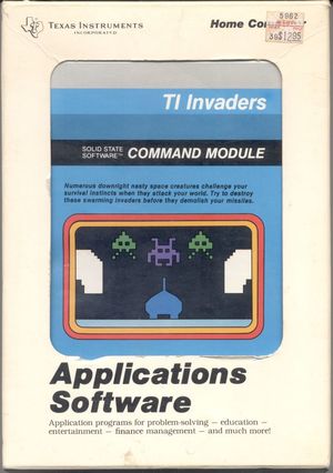 Cover for TI Invaders.