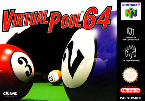 Cover for Virtual Pool 64.