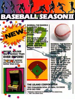 Cover for Baseball The Season II.