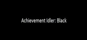 Cover for Achievement Idler: Black.
