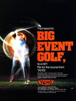 Cover for Big Event Golf.