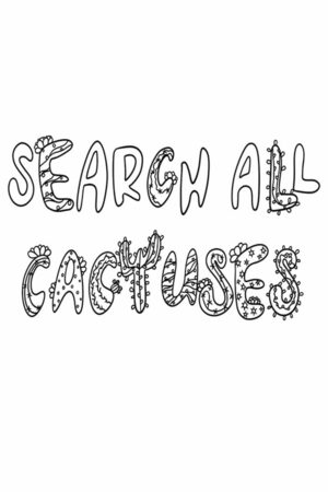 Cover for SEARCH ALL - CACTUSES.