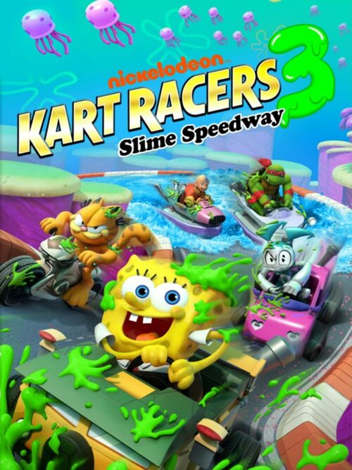 Cover for Nickelodeon Kart Racers 3: Slime Speedway.