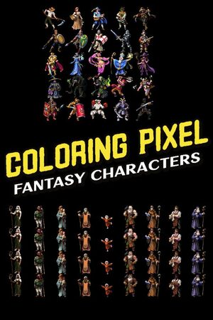Cover for Coloring Pixel - Fantasy Characters.