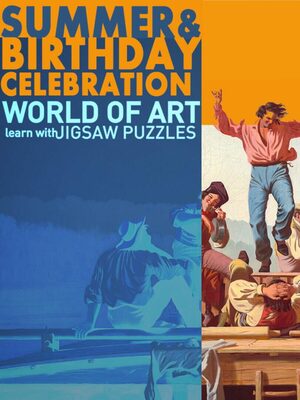 Cover for WORLD OF ART - learn with JIGSAW PUZZLES.