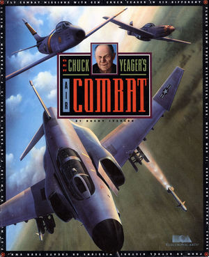 Cover for Chuck Yeager's Air Combat.
