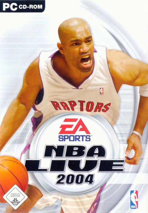 Cover for NBA Live 2004.