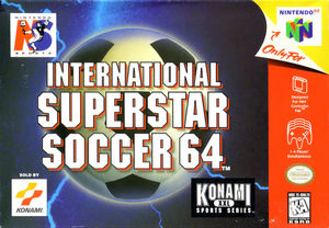 Cover for International Superstar Soccer 64.
