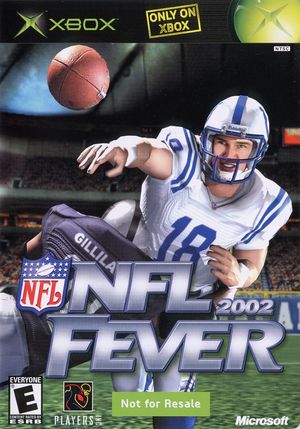 Cover for NFL Fever 2002.