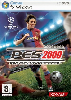 Cover for Pro Evolution Soccer 2009.