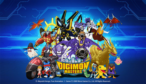Cover for Digimon Masters Online.