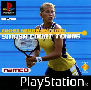 Cover for Anna Kournikova's Smash Court Tennis.