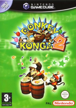 Cover for Donkey Konga 2.