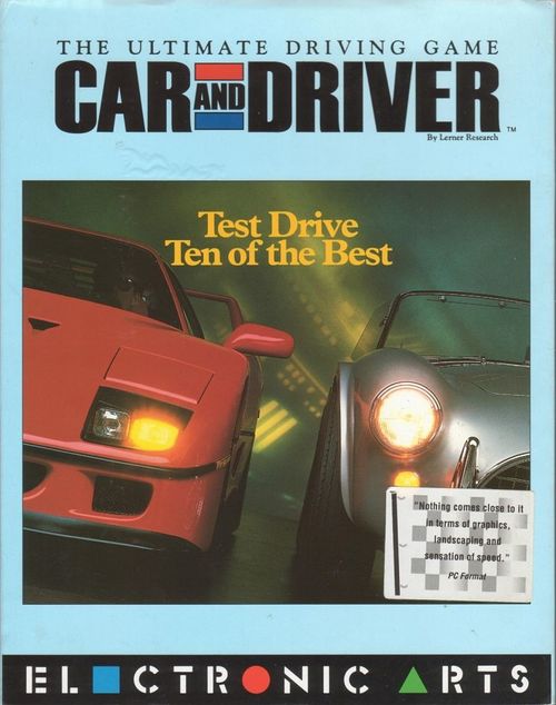 Cover for Car and Driver.