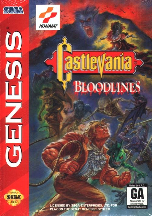 Cover for Castlevania: Bloodlines.