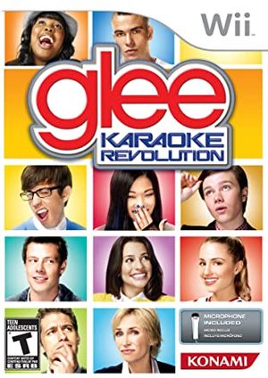 Cover for Karaoke Revolution Glee.
