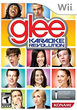 Cover for Karaoke Revolution Glee.