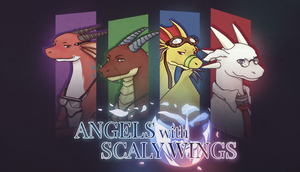 Cover for Angels with Scaly Wings.