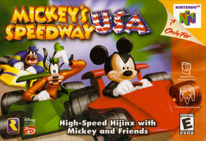Cover for Mickey's Speedway USA.