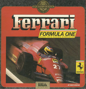 Cover for Ferrari Formula One.