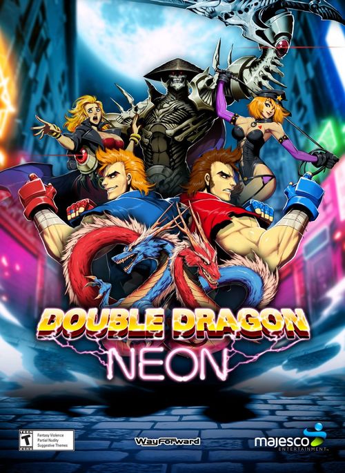 Cover for Double Dragon Neon.