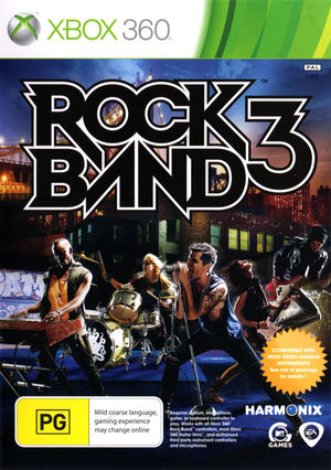 Cover for Rock Band 3.
