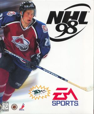 Cover for NHL 98.