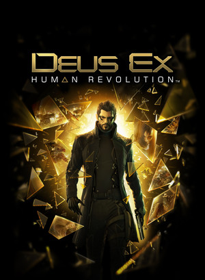 Cover for Deus Ex: Human Revolution.