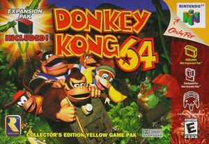 Cover for Donkey Kong 64.