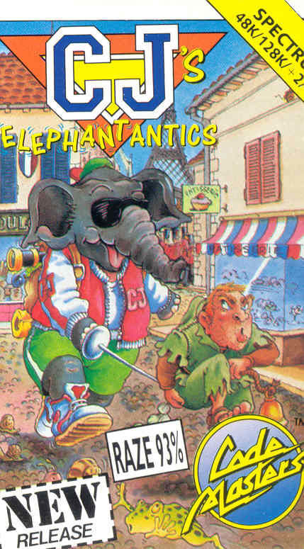 Cover for CJ's Elephant Antics.