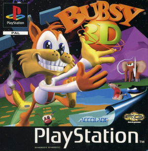 Cover for Bubsy 3D.