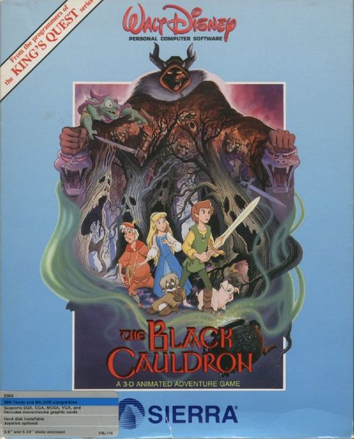 Cover for The Black Cauldron.