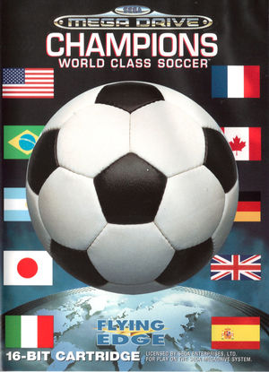 Cover for Champions World Class Soccer.