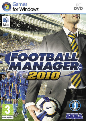 Cover for Football Manager 2010.