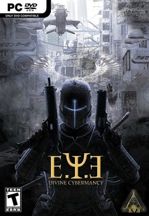Cover for E.Y.E.: Divine Cybermancy.