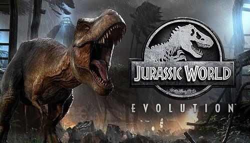 Cover for Jurassic World Evolution.