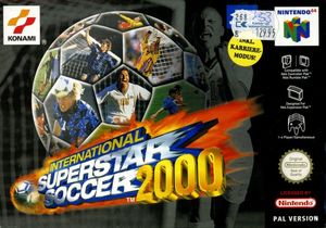 Cover for International Superstar Soccer 2000.