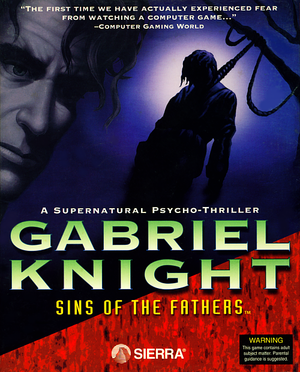 Cover for Gabriel Knight: Sins of the Fathers.