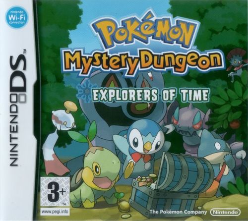 Cover for Pokémon Mystery Dungeon: Explorers of Time.