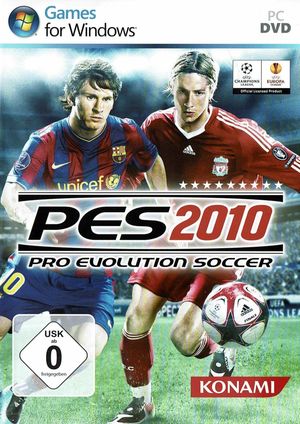 Cover for Pro Evolution Soccer 2010.