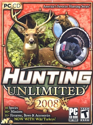 Cover for Hunting Unlimited 2008.