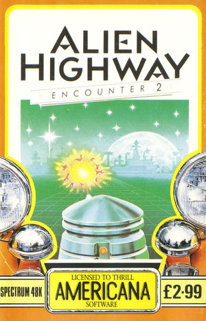 Cover for Alien Highway.