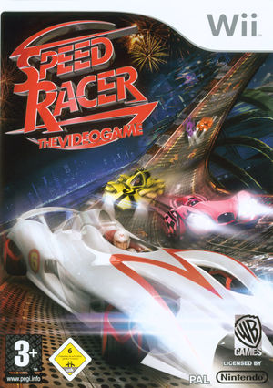 Cover for Speed Racer: The Videogame.